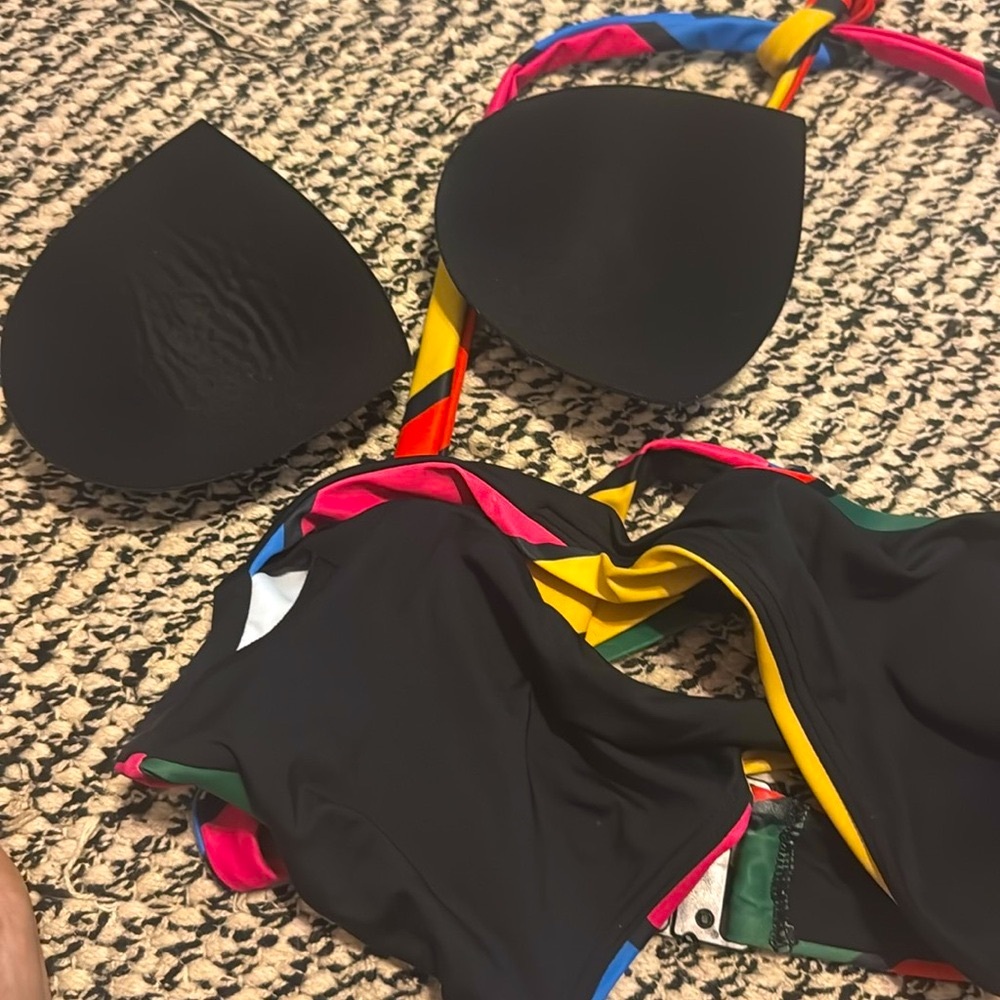 Lazy Oaf Striped Wrap Bikini Set - Picture 8 of 8